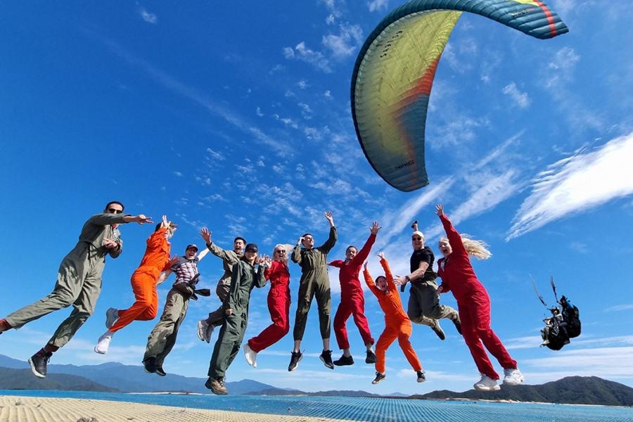 곡성 기차마을 패러글라이딩