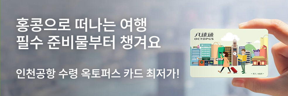 홍콩 옥토퍼스 카드 최저가