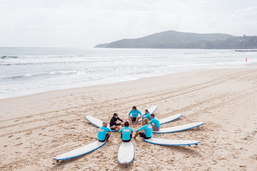 My First Surfing Experience in Gold Coast